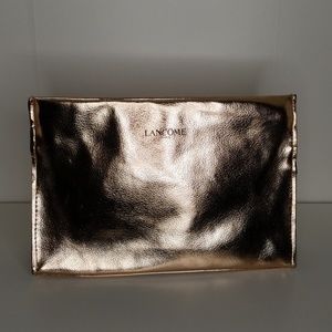 Metallic Rose Lancome Pairs Makeup Bag